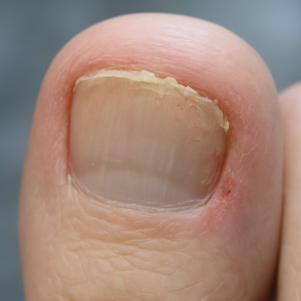 Before fungal nail treatment